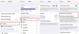 hOW TO MOVE DATA FROM IPHONE STORAGE TO ICLOUD STORAGE
