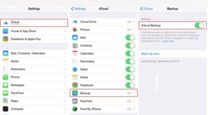hOW TO MOVE DATA FROM IPHONE STORAGE TO ICLOUD STORAGE